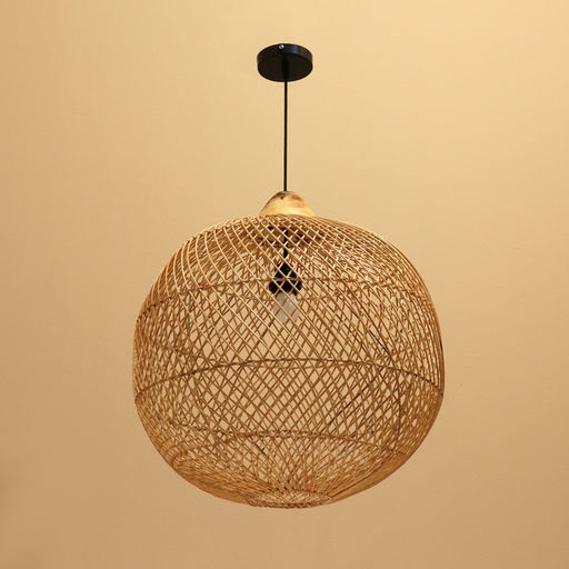 Светильник потолочный из ротанга «Гьян», 1×120 Вт, Е27, 60×60×60 см