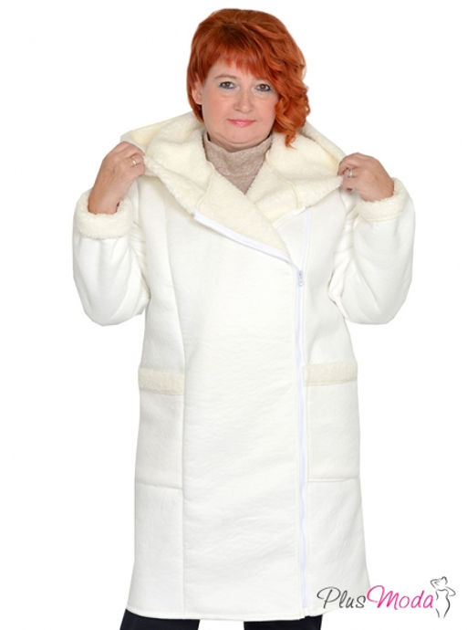 Жакет-дубленка Модель №1385 размеры 44-84 - Plusmoda фото 16