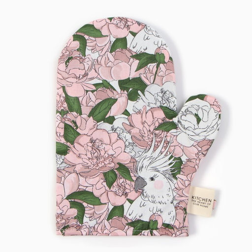 Варежка-прихватка Этель Попугай 20х28 см, 80% хл, 20% пэ, сатин 110 г/м2  фото 2