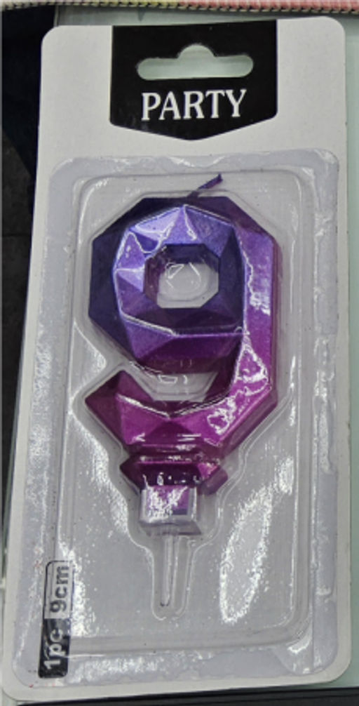 Свеча Цифра / KL-16 /уп 720/