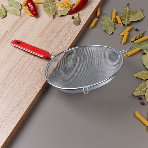 Сито с ручкой 18 см металл, ручка пластик / HW-655 /уп 300/ - Галеонтрейд фото 13