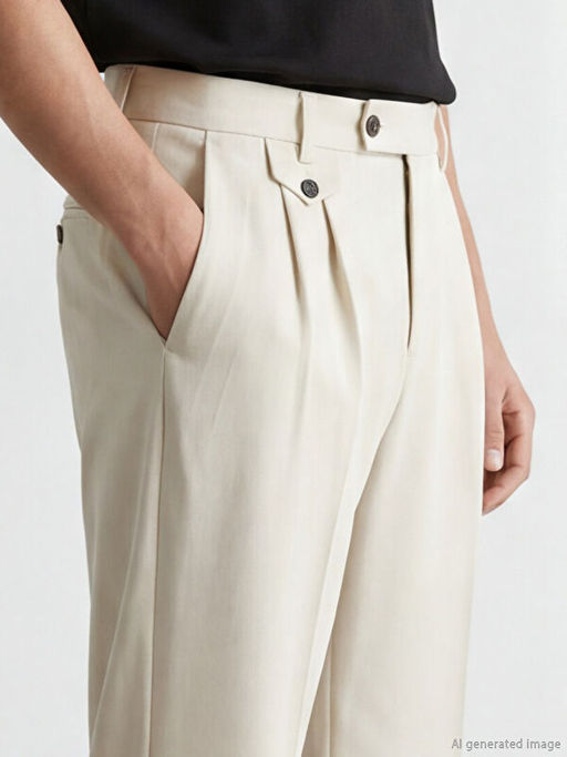 Slim Fit Pileli Erkek Pantolon - Waikiki фото 3