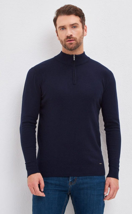 Джемпер F121-01-889 navy - Fine joyce фото 9