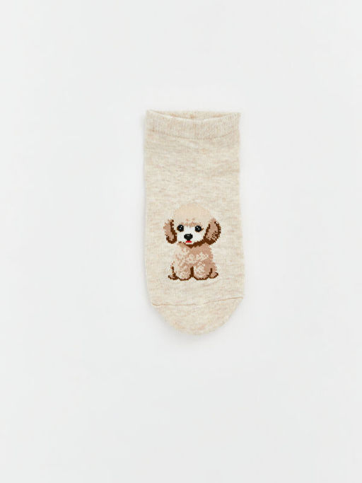 Desenli Kad?n Patik ?orap 5li