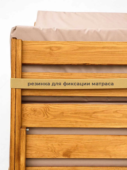 Матрас для шезлонга, лежака 60х190 сегментный SZO, Oxford 600D, поролон, пенополиуретан, непромокаемый Bio-Line  фото 32