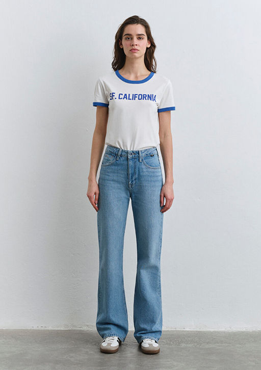 Victoria Premium Blue Indigo Mavisi Jean Pantolon  фото 4