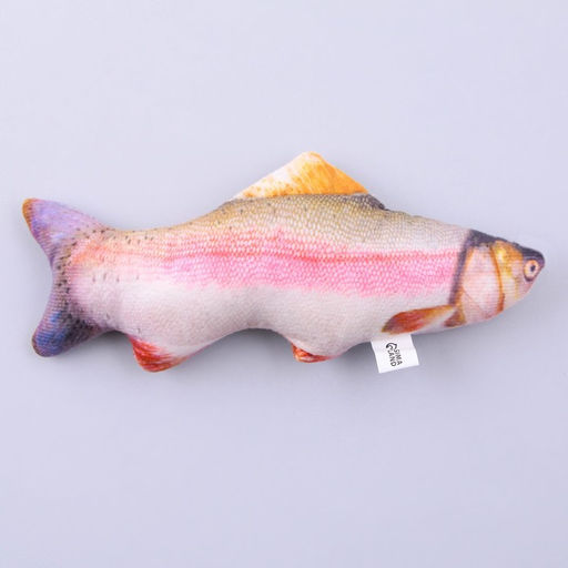 Игрушка для кошек с мятой Форель из текстиля, 20 см - Пушистое счастье фото 2