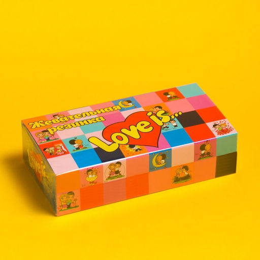 Цена за 25 шт. Жевательная резинка LOVE IS МОЗАИКА, ассорти вкусов, 4.2 г