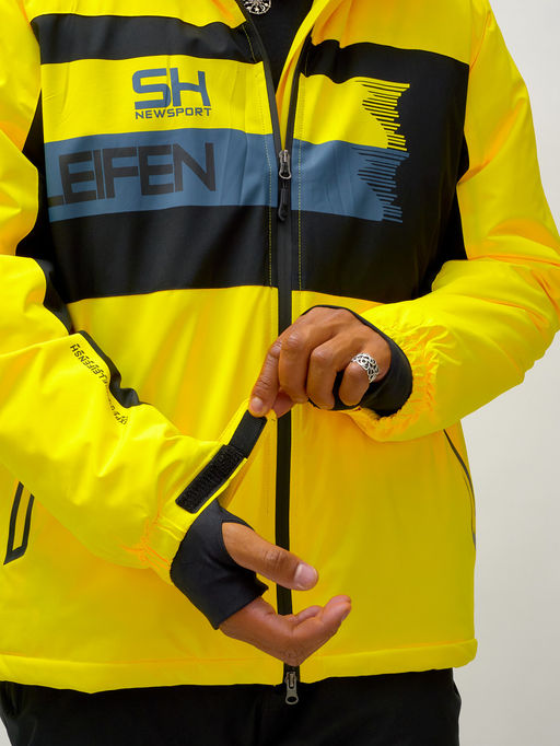Горнолыжный костюм мужской зимний желтого цвета 370J - Mtforce фото 18