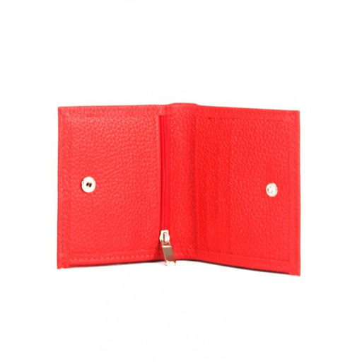 Портмоне женское Croco-ПР-917 натуральная кожа 2 отд, 6 карм, красный флотер (113) 263953  фото 3