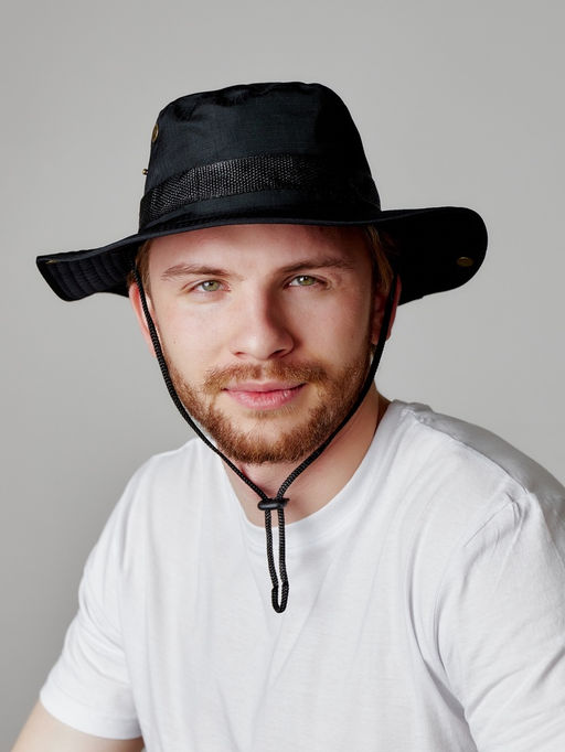 Панама тактическая Storm tactic, до 60 см, черная