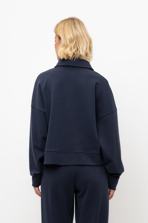 ЕВТ 3282/индиго джемпер-поло жен