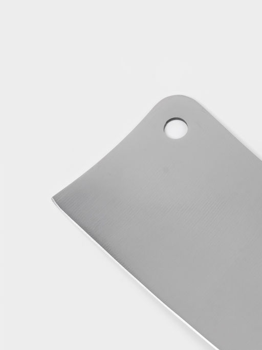 Топорик кухонный для рубки мяса Sharp, лезвие 17.8 см, нержавеющая сталь, чёрная ручка - Simaland фото 3