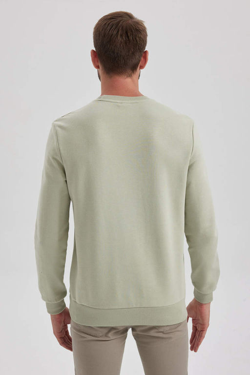 Базовая толстовка стандартного кроя - Defacto фото 6