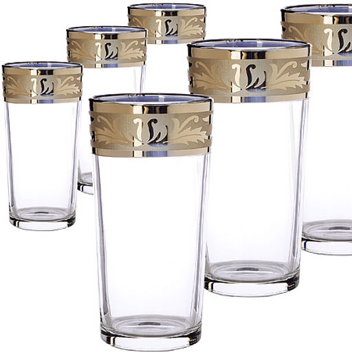 MS1256/01 Набор 6-ти стаканов д/сока Богемия 250мл(х6)