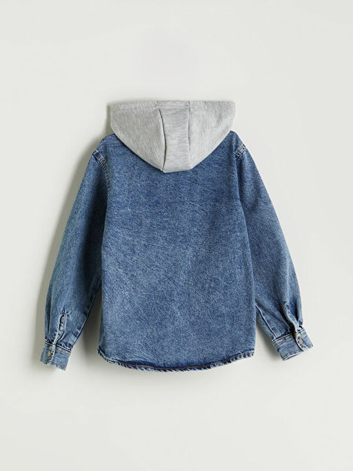 Kap??onlu Erkek ?ocuk Jean G?mlek