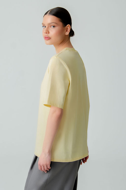 Арт. 3-1157 Футболка женская 44-50 (4 шт) Цвет:бежевый - Калинка фото 21