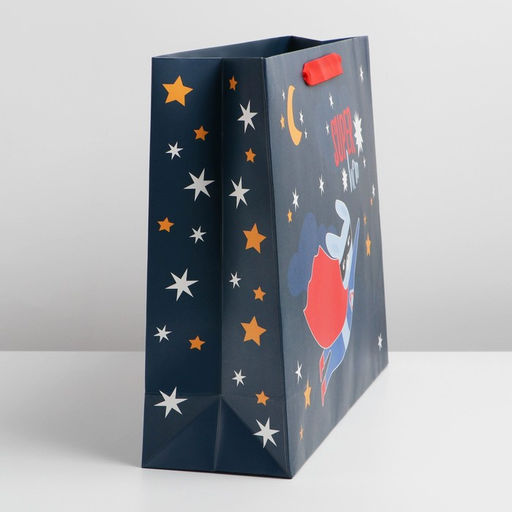 Пакет подарочный ламинированный, упаковка, «Super», L 40 х 31 х 11.5 см