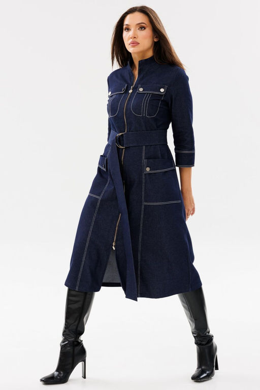 Платье MA CHERIE 4073 темно-синий