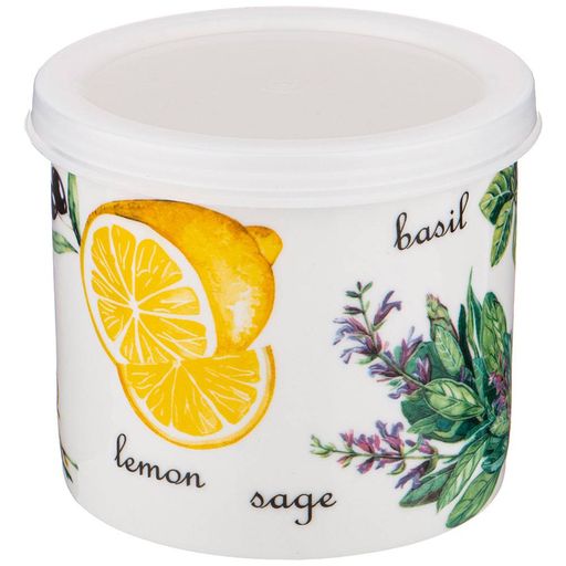 БАНКА С ПЛАСТИК. КРЫШКОЙ LEFARD СЕКРЕТНЫЕ ИНГРЕДИЕНТЫ 9,5*8,5 СМ 300 МЛ