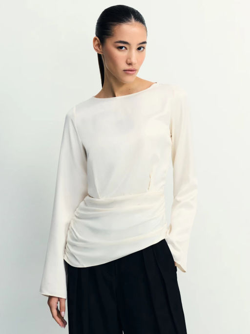 Асимметричная блуза из вискозы / Zarina