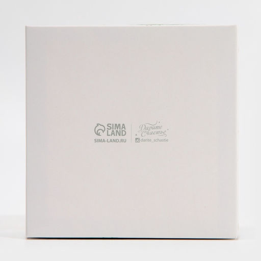 Цена за 5 шт. Коробка для кондитерских изделий новогодняя с пластиковой крышкой «С Новым годом», 12×6×11.5 см