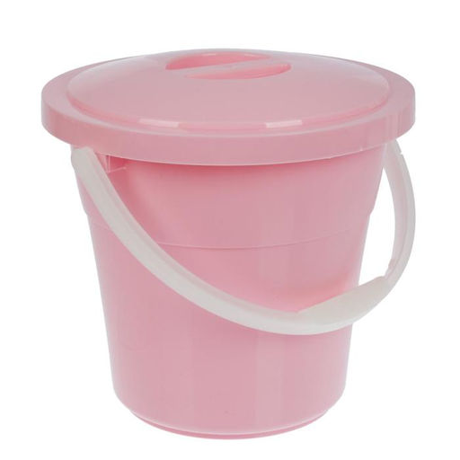 Ведро с крышкой «Евро», 12 л, d=33 см, h=29 см, МИКС