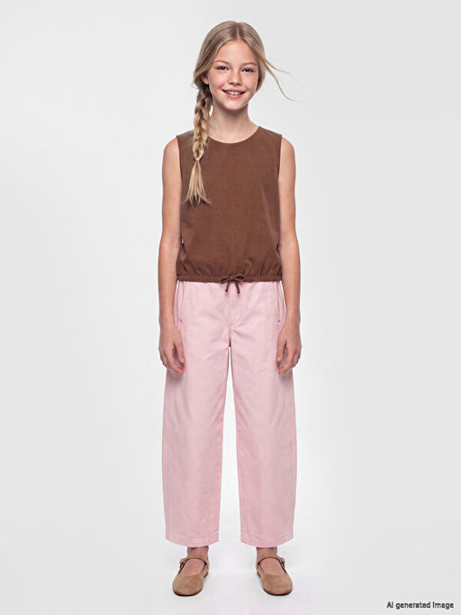Barrel Fit K?z ?ocuk Jean Pantolon