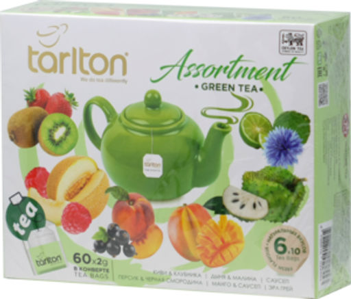 TARLTON. Ассорти. Green tea карт.пачка, 60 пак.