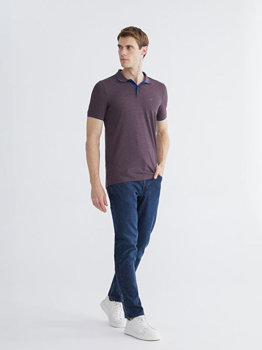 Polo Yaka D?z Erkek Ti??rt