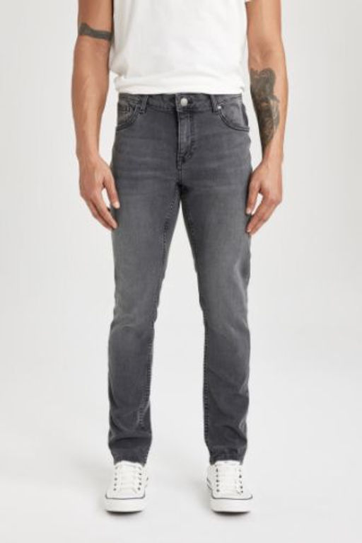 Carlo Skinny Fit Ekstra Dar Kal?p Normal Bel Ekstra Dar Paca Jean Pantolon