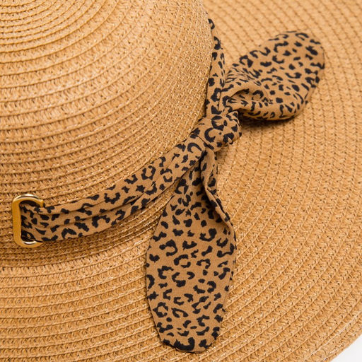 Шляпа женская MINAKU Leopard цвет бежевый, р-р 56-58  фото 5