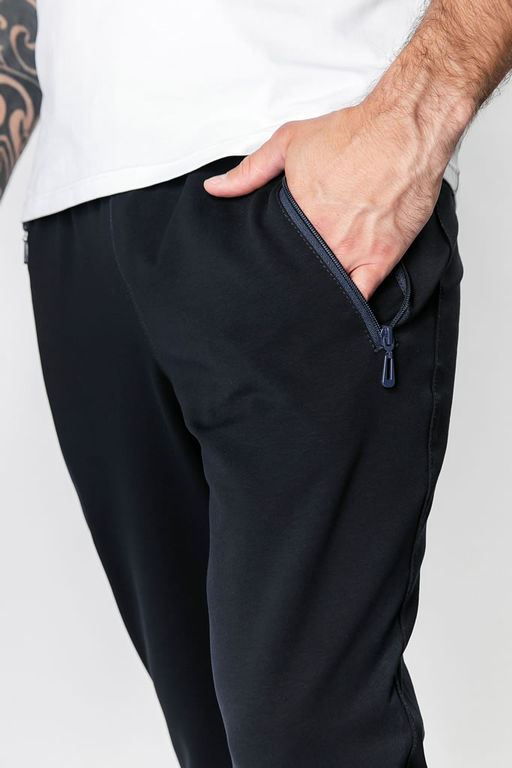 Брюки без начёса из футера двунитки