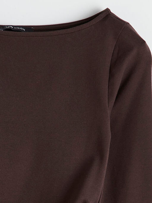 Kay?k Yaka B?zg?l? Kad?n Body