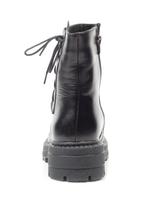 939 BLACK Ботинки зимние женские (натуральная кожа, натуральный мех)