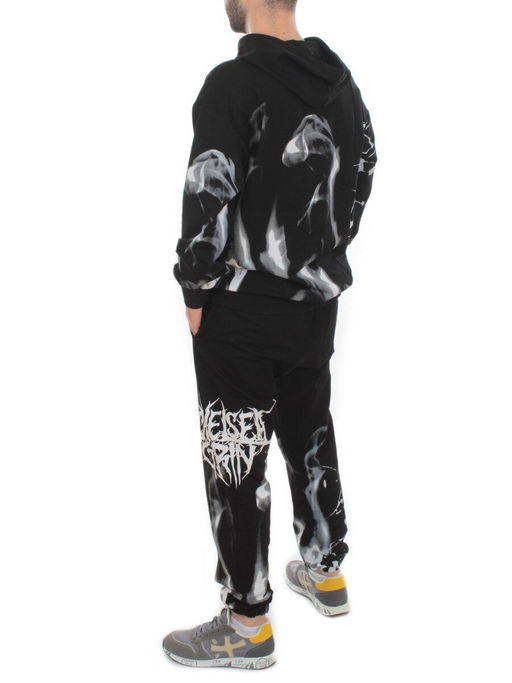 2608/7325 BLACK Костюм спортивный мужской (75% хлопок, 20% полиэстер, 5% спандекс) - Fashion фото 5