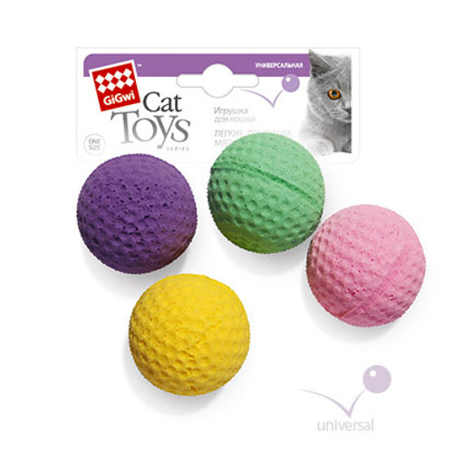 Игрушка четыре мячика для кошки 75294