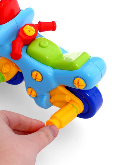 Конструктор для малышей Мотоцикл, 27 деталей - Simaland фото 12