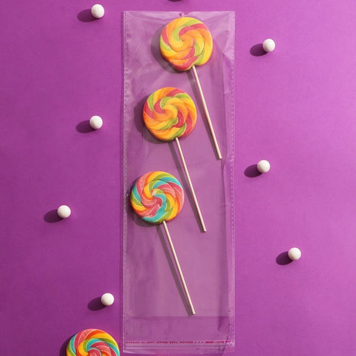 Цена за 100 шт. Пакет БОПП с клеевым клапаном, прозрачный для фасовки и упаковки, 12.5×50/4 см, 25 мкм