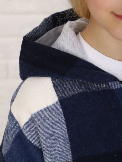 ТД030 Толстовка Дели 2 с капюшоном (синий) - Милаша фото 2