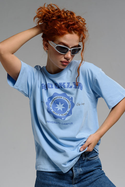 8506/1 Футболка женская оверсайз - Натали фото 266