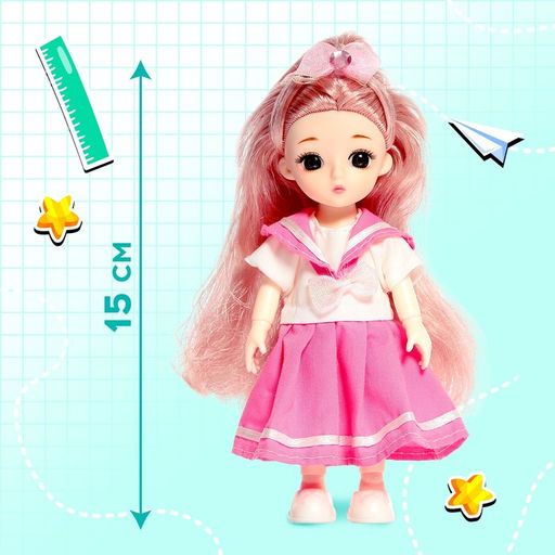 Кукла шарнирная Школьные секреты - Happy valley фото 2