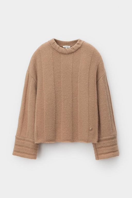 ЕВ 30264/ш/бежевый джемпер жен