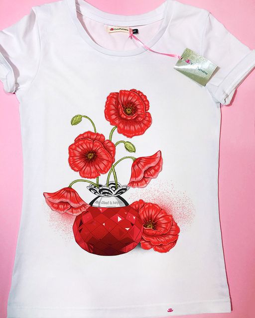 Эксклюзивная футболка Yana Pletneva упаковка плотный Zip пакет!