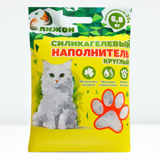 Наполнитель силикагелевый Пижон, 25 л  фото 5