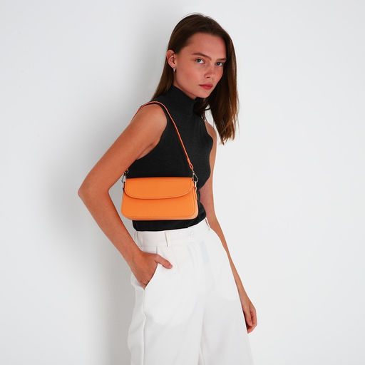 Сумка-мессенджер на магните, цвет оранжевый - Simaland фото 9