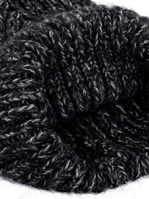 Шапка жен. мох+шерсть+виск+люр LB-BR55034 black/grey - Labbra фото 4