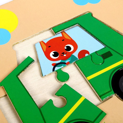 Пазл Машинка - Лесная мастерская фото 4