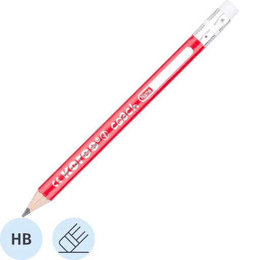 Карандаш чернографитный KORES JUMBO трехгран,HB 3шт+точилка+ластик  фото 2