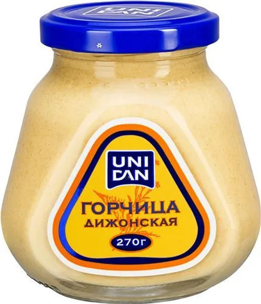 Горчица Дижонская UNI DAN 270г ст/б